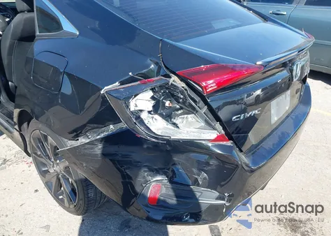 2020 Honda Civic Sport from USA, damaged, VIN 19XFC2F89LE019135
